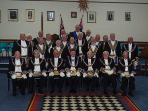 The Grand Lodge Team for the 2023 Wynyard Installation